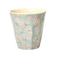 Blue Small Flower Melamine Cup Rice DK